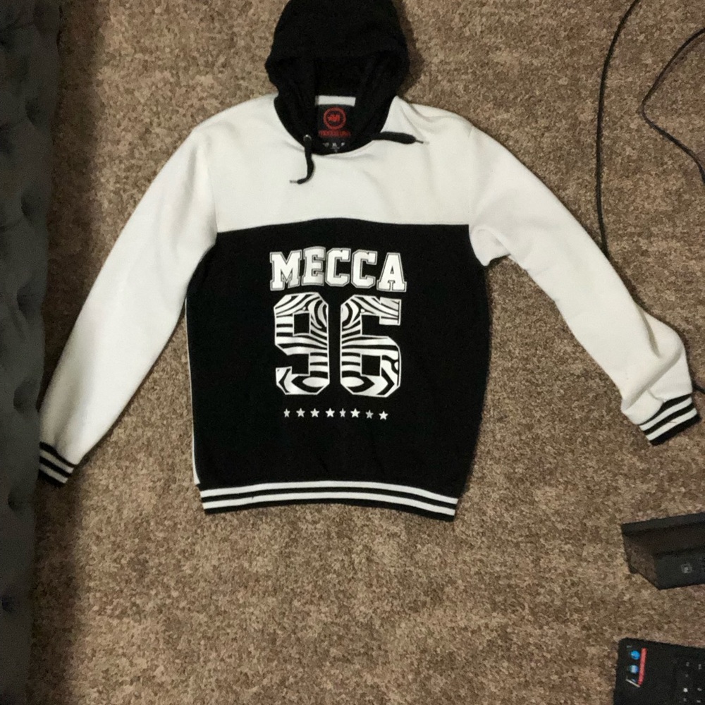 White/Black Mecca USA Hoodie